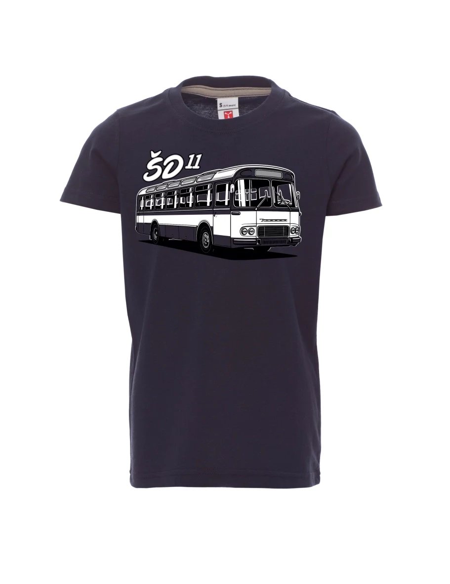 Navy children´s T-shirt Bus ŠD 11