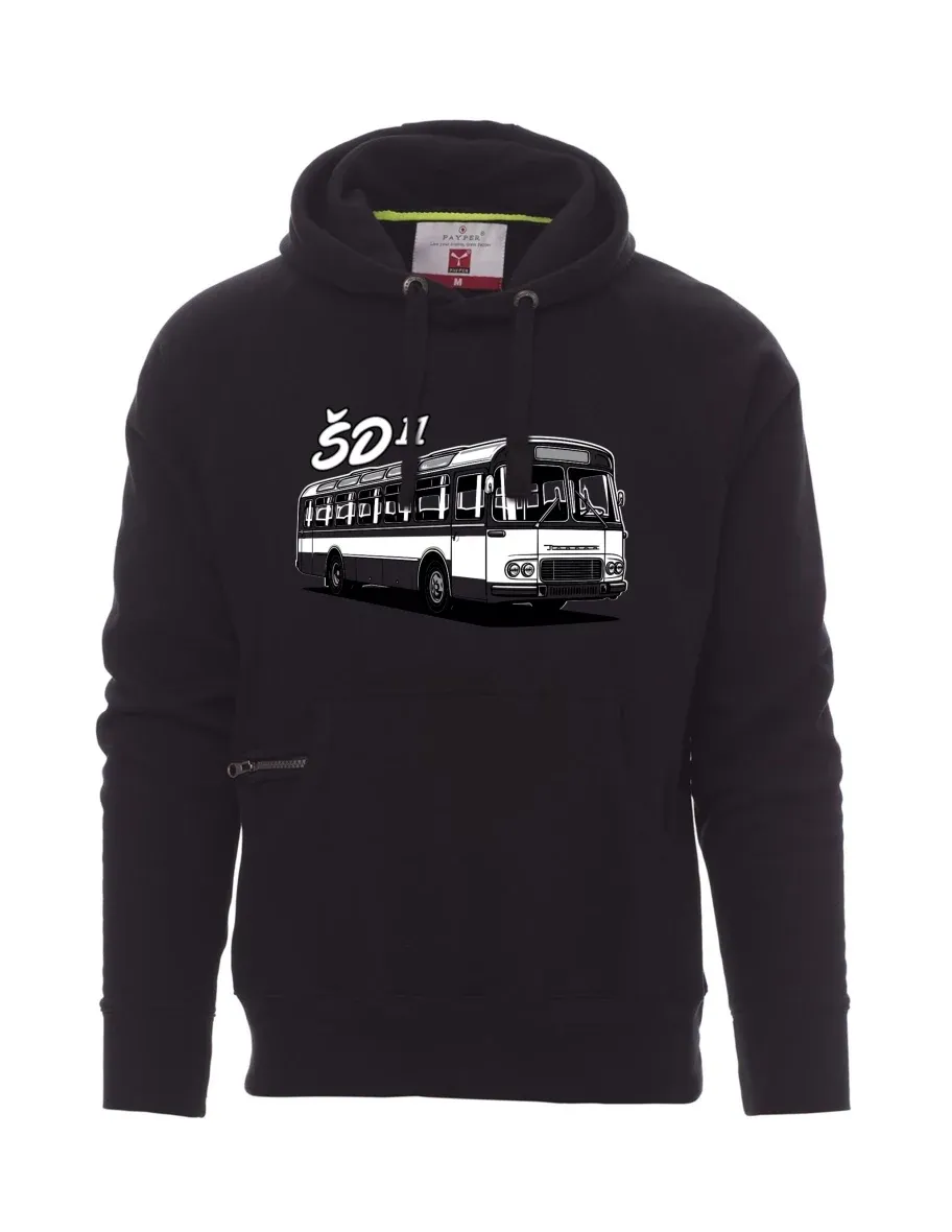 Black men´s sweatshirt Bus ŠD 11