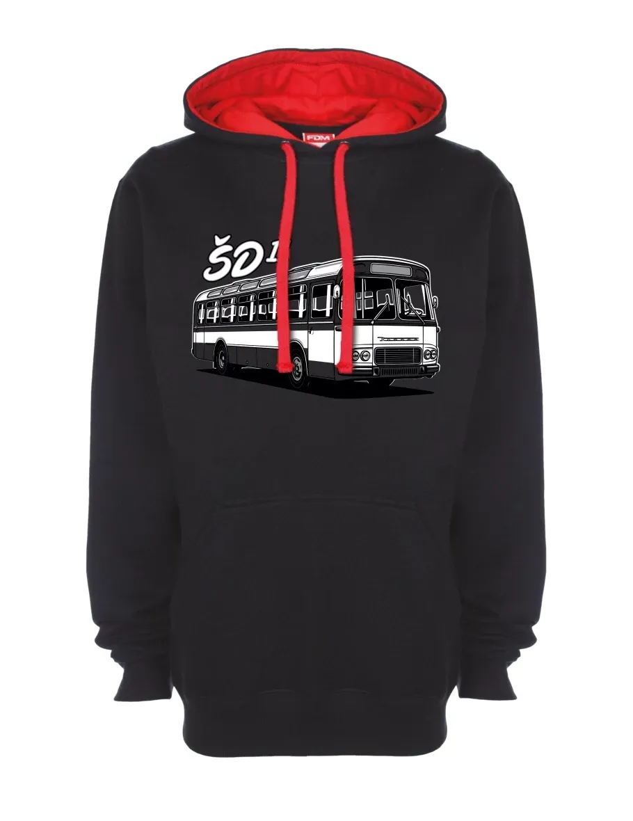 Red-black sweatshirt Bus ŠD 11