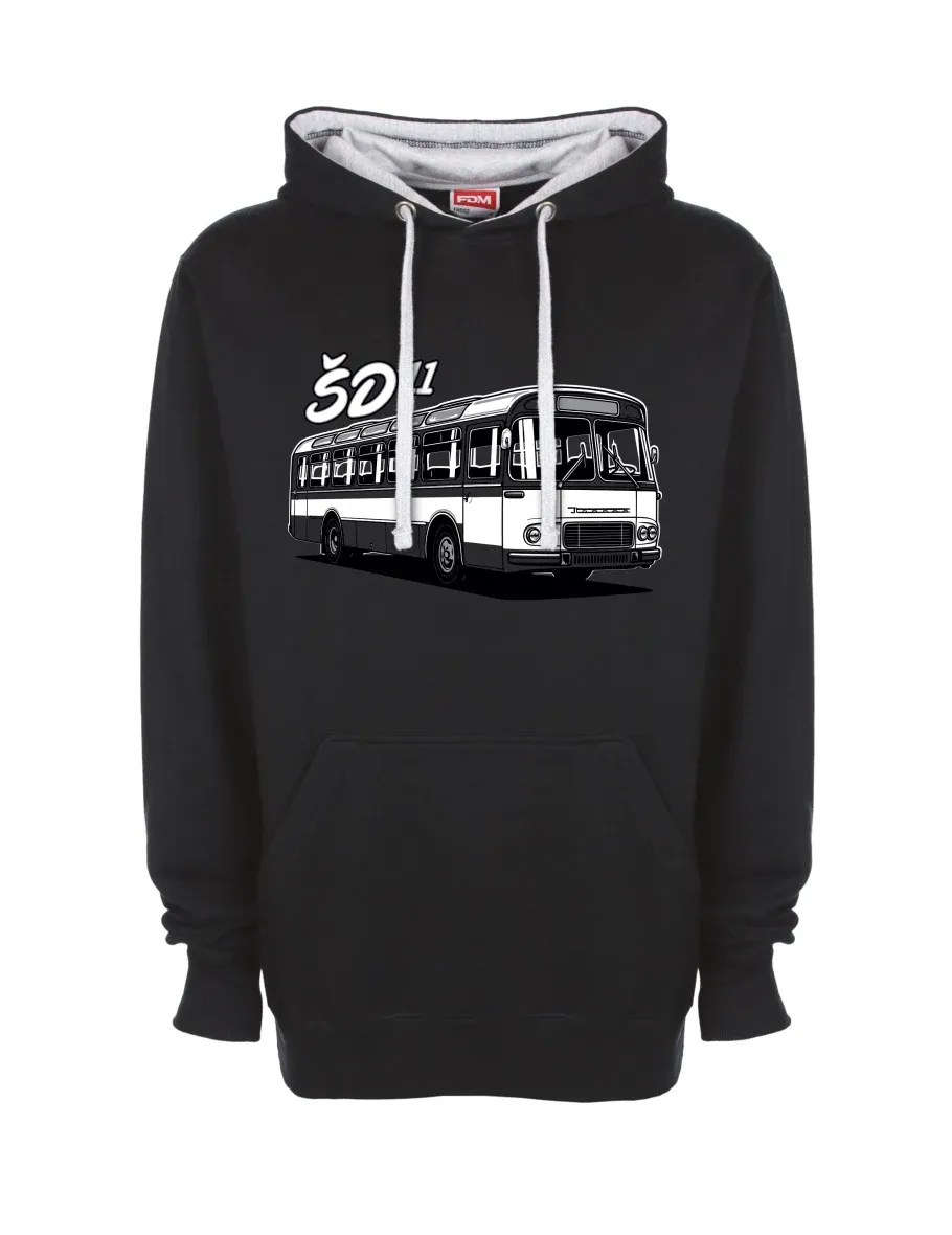 Grey-black sweatshirt Bus ŠD 11
