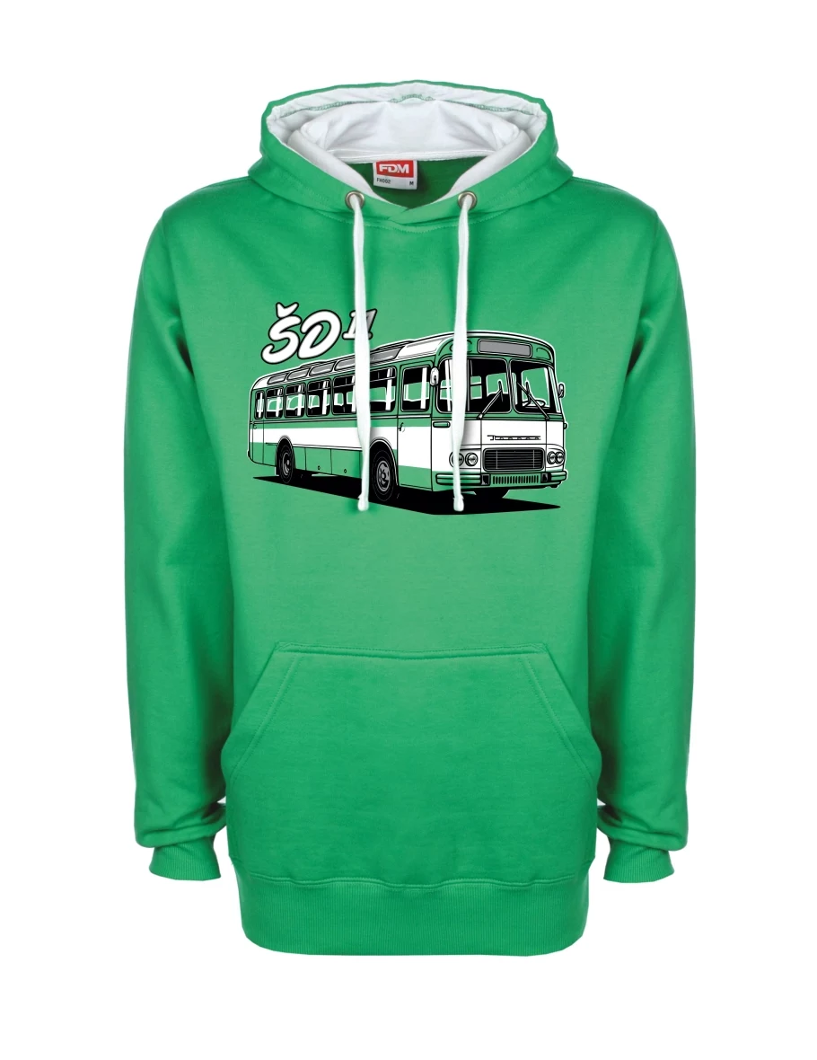 White-green sweatshirt Bus ŠD 11