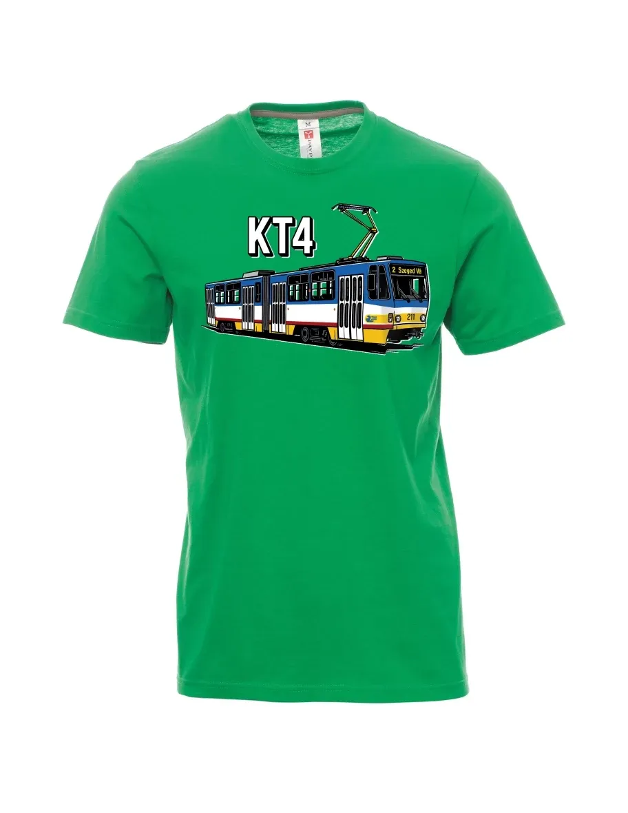 Green men´s T-shirt Tram KT4