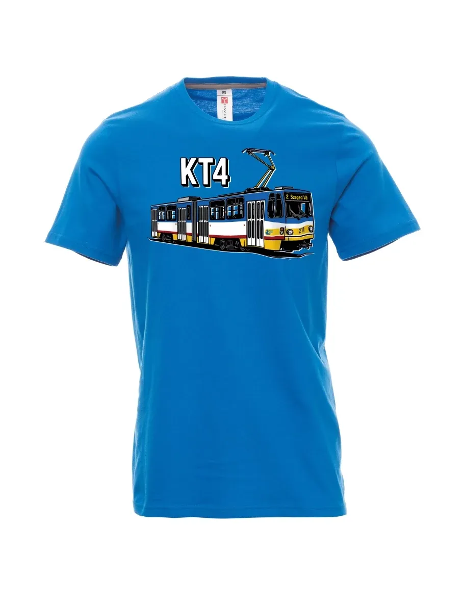 Light blue men´s T-shirt Tram KT4