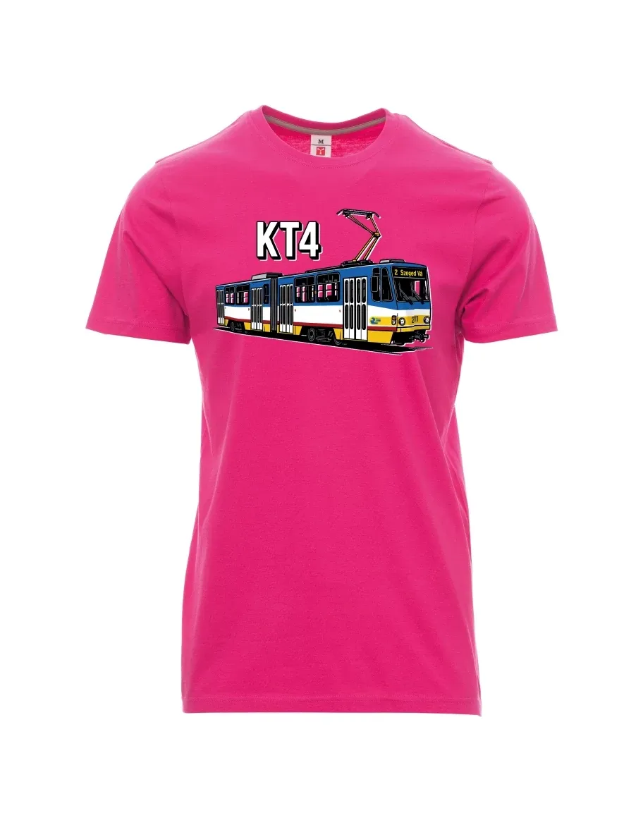 Pink men´s T-shirt Tram KT4