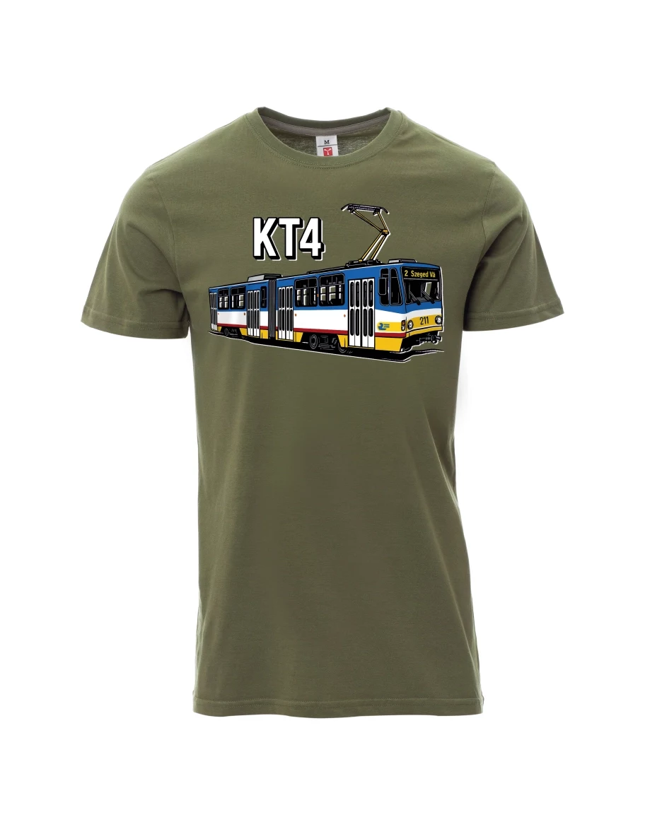 Khaki men´s T-shirt Tram KT4
