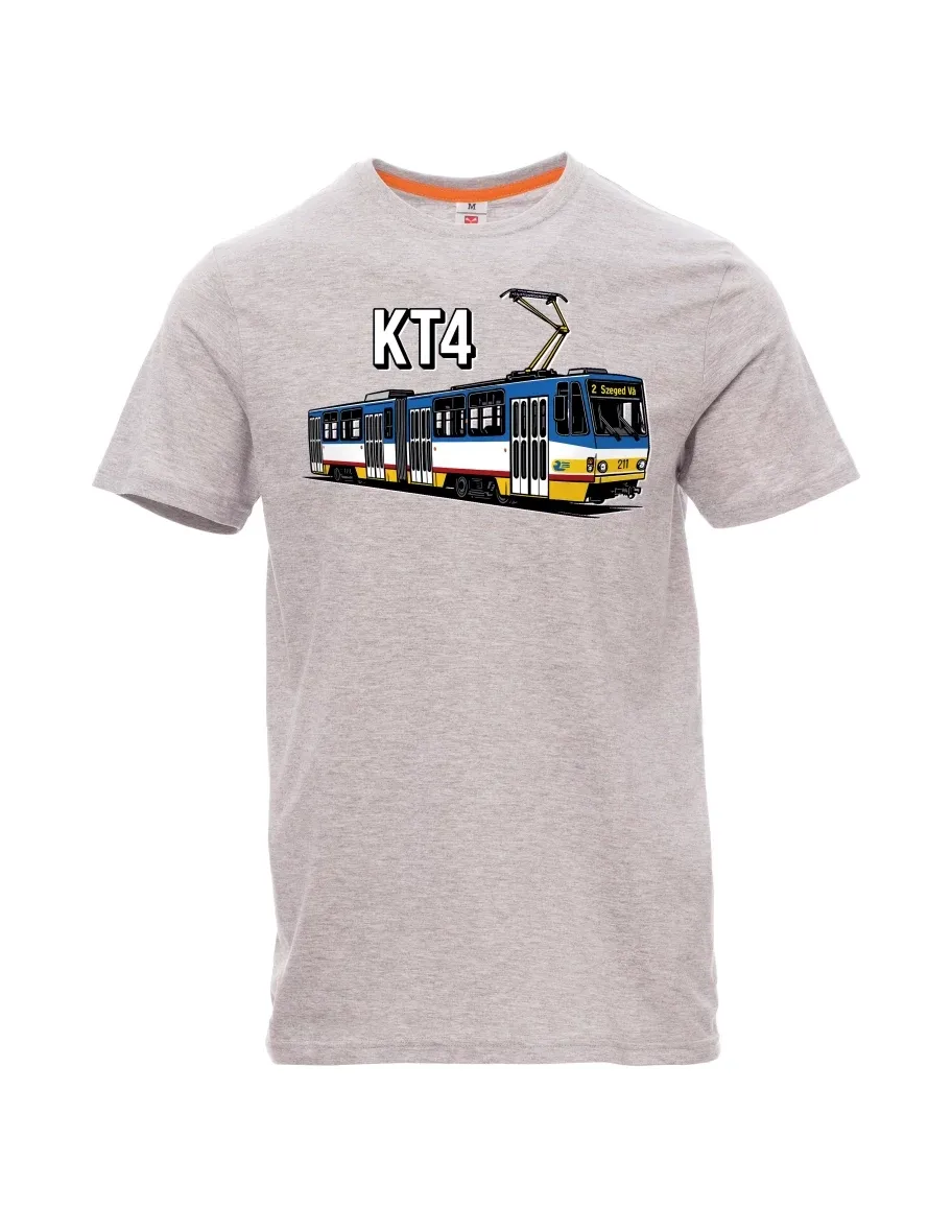 Gray melange men´s T-shirt Tram KT4