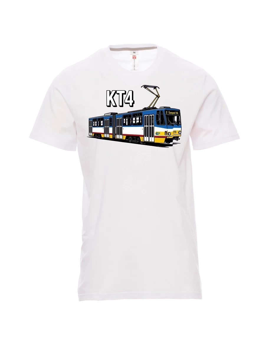 White men´s T-shirt Tram KT4