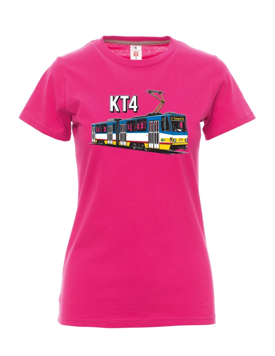 Pink women´s T-shirt Tram KT4