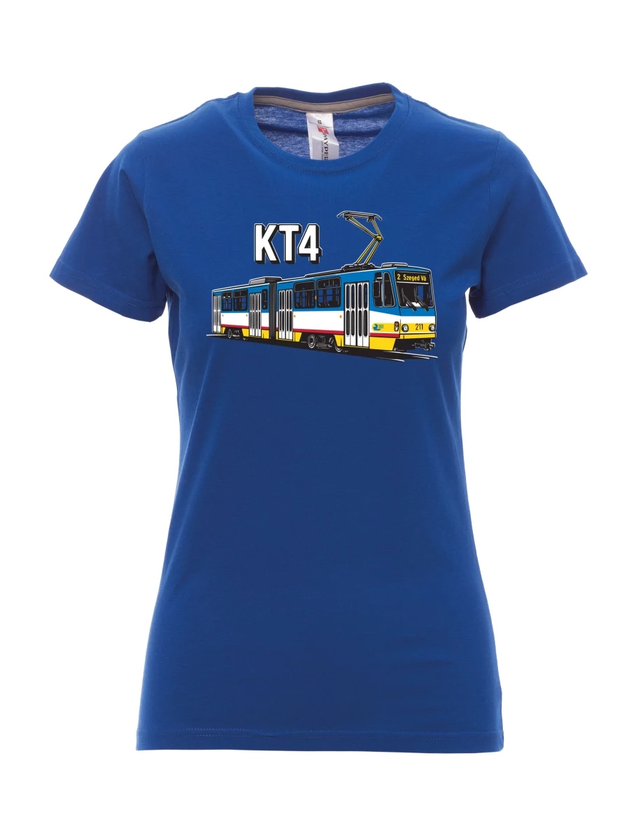 Royal blue women´s T-shirt Tram KT4
