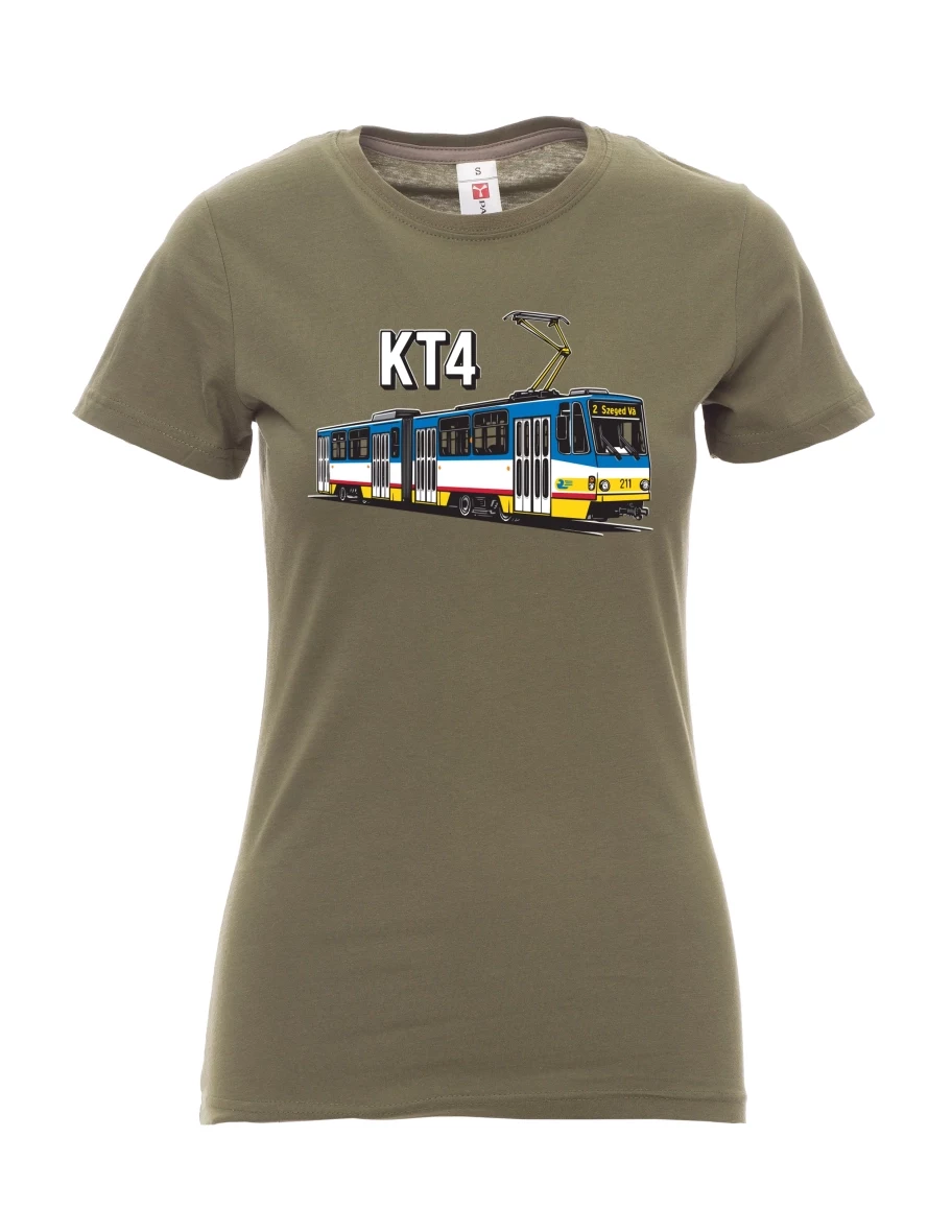 Khaki women´s T-shirt Tram KT4