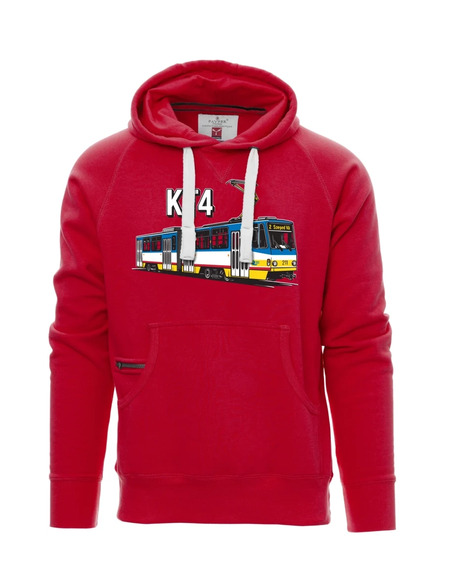 Red men´s sweatshirt Tram KT4