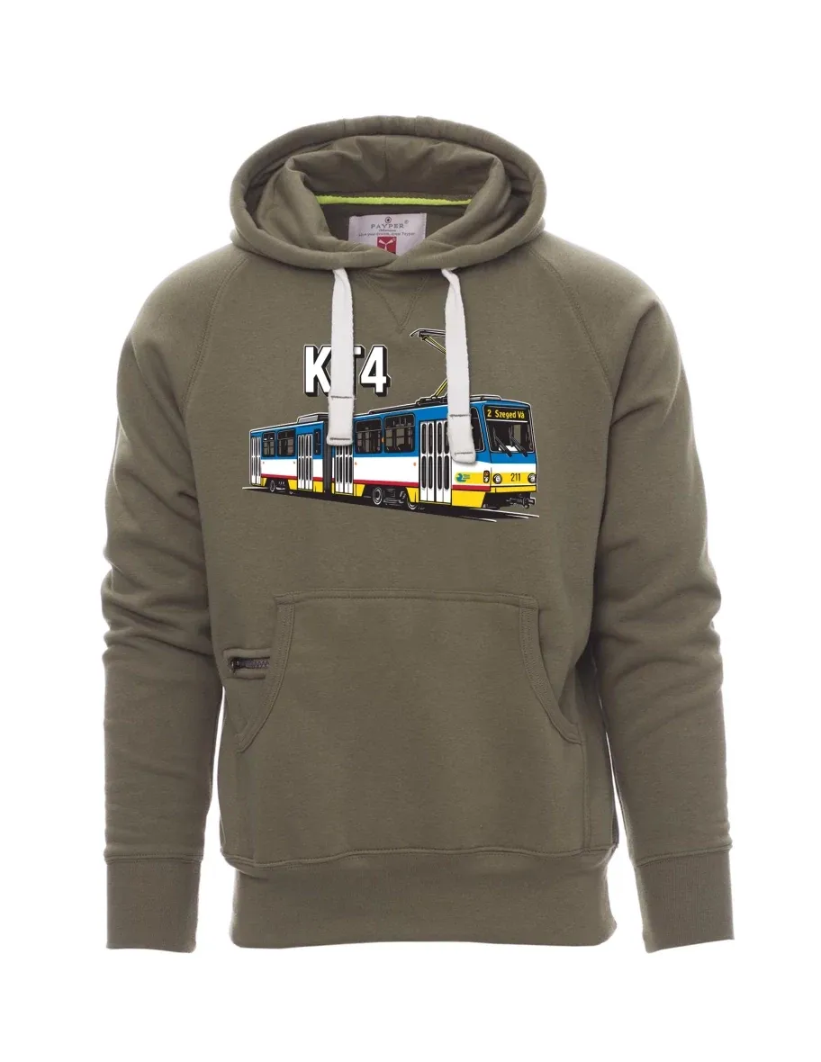 Khaki men´s sweatshirt Tram KT4