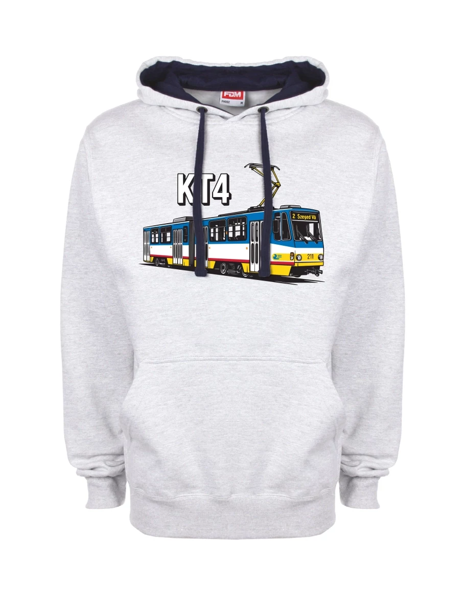 Blue-grey sweatshirt Tram KT4