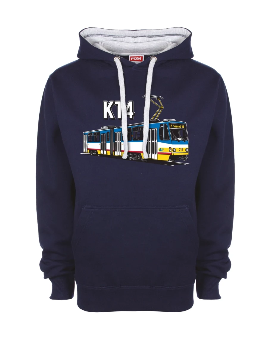 Grey-navy sweatshirt Tram KT4