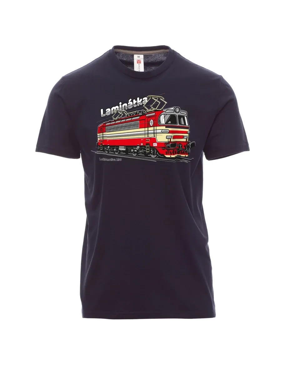 Navy men´s T-shirt Locomotive 230 “Laminátka”