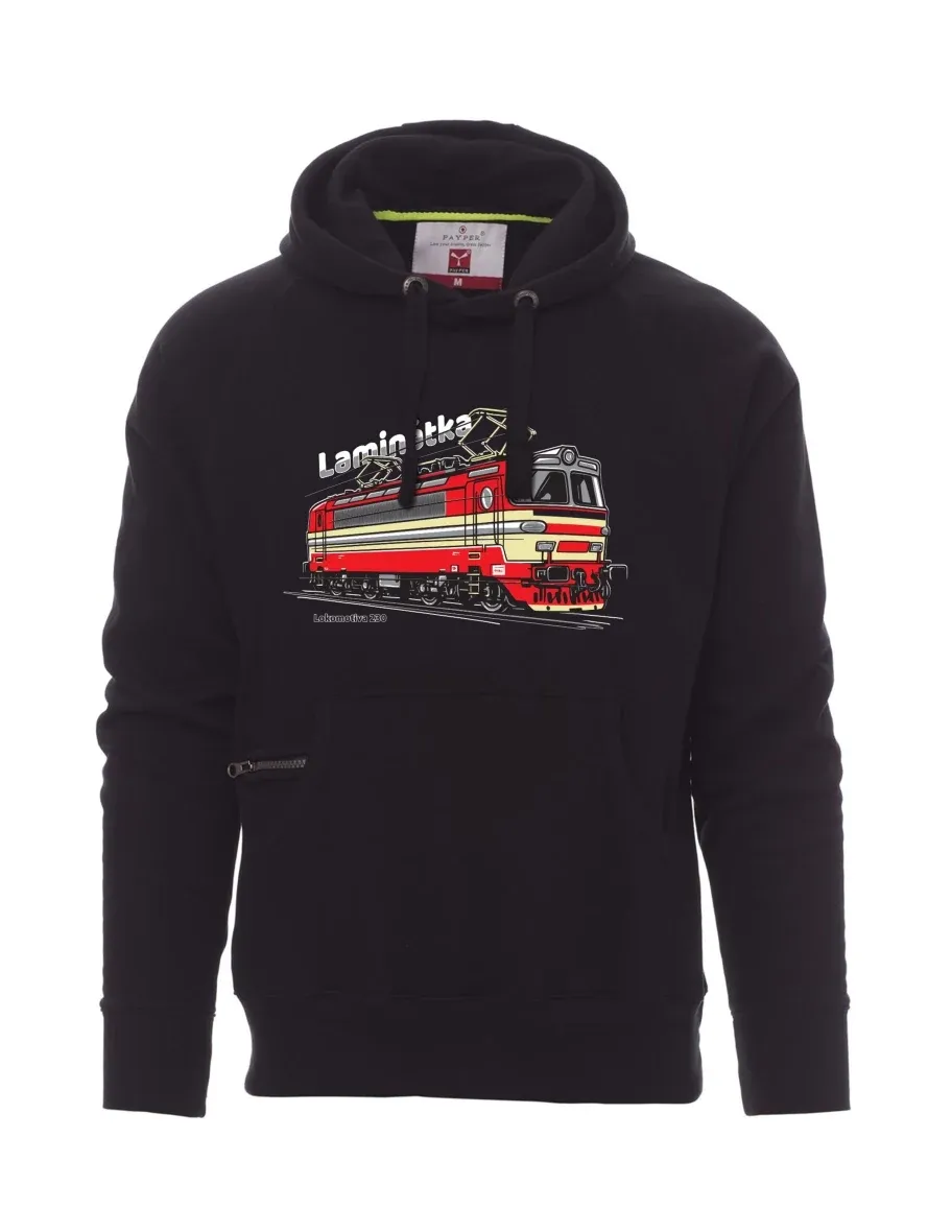 Black men´s sweatshirt Locomotive 230 “Laminátka”