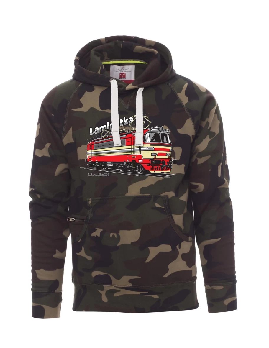 Camouflage men´s sweatshirt Locomotive 230 “Laminátka”