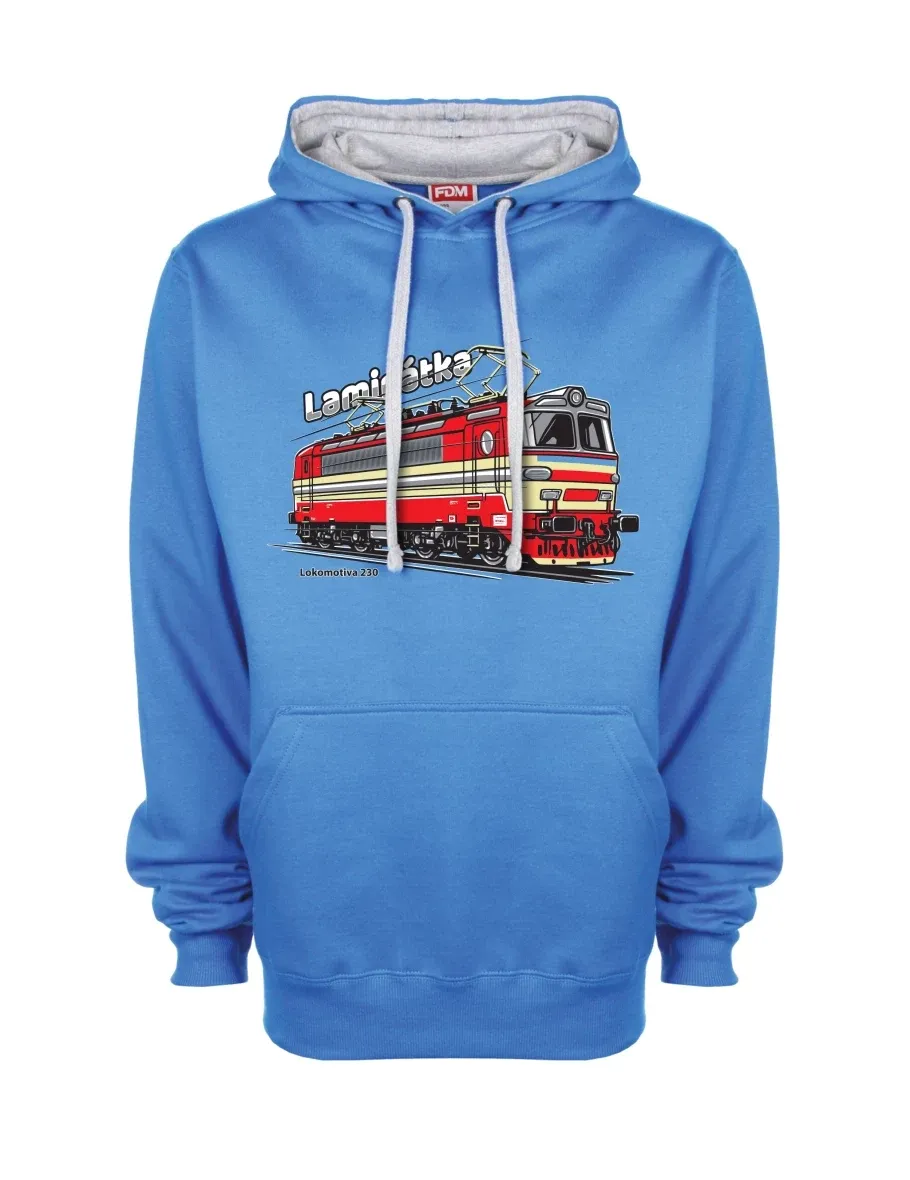 Grey-blue sweatshirt Locomotive 230 “Laminátka”