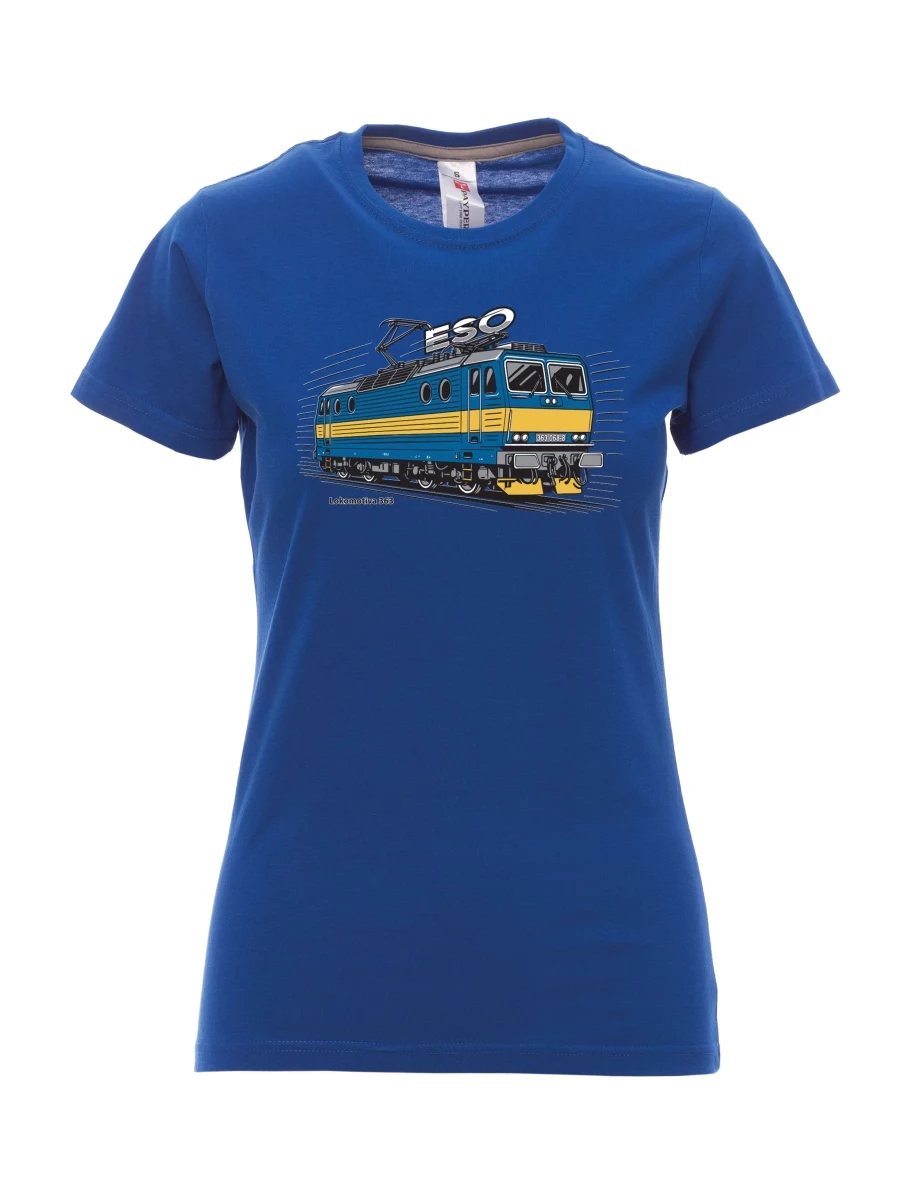 Royal blue women´s T-shirt Locomotive 363 “ESO”