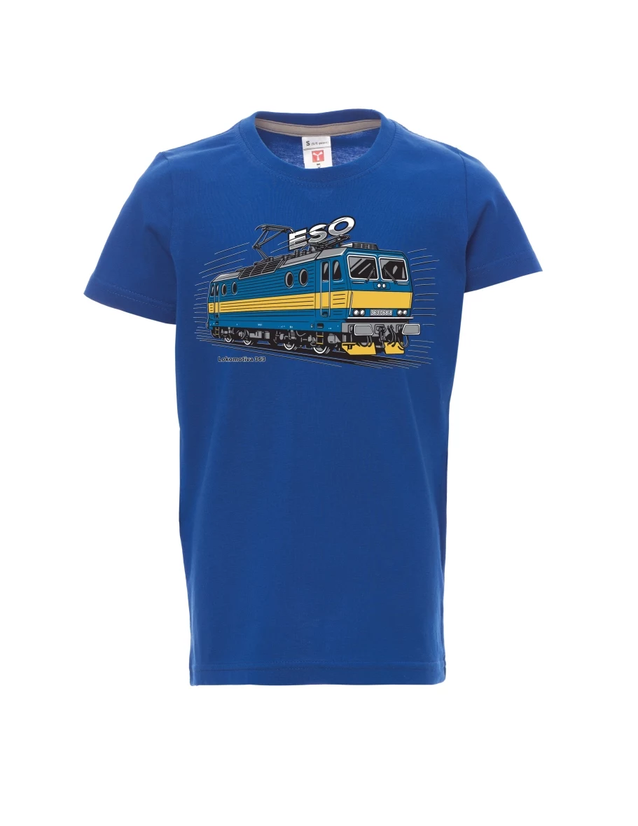 Blue children´s T-shirt Locomotive 363 “ESO”