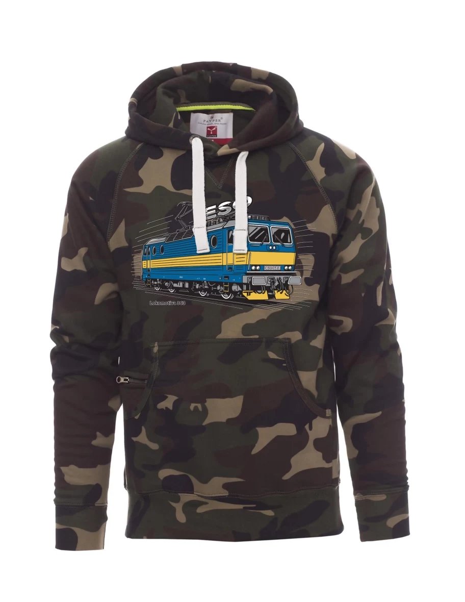 Camouflage men´s sweatshirt Locomotive 363 “ESO”