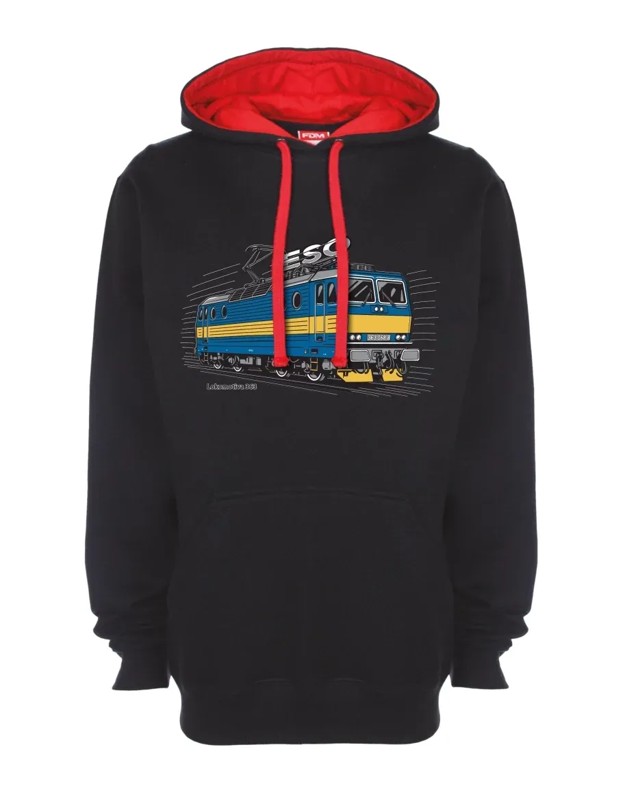 Red-black sweatshirt Locomotive 363 “ESO”