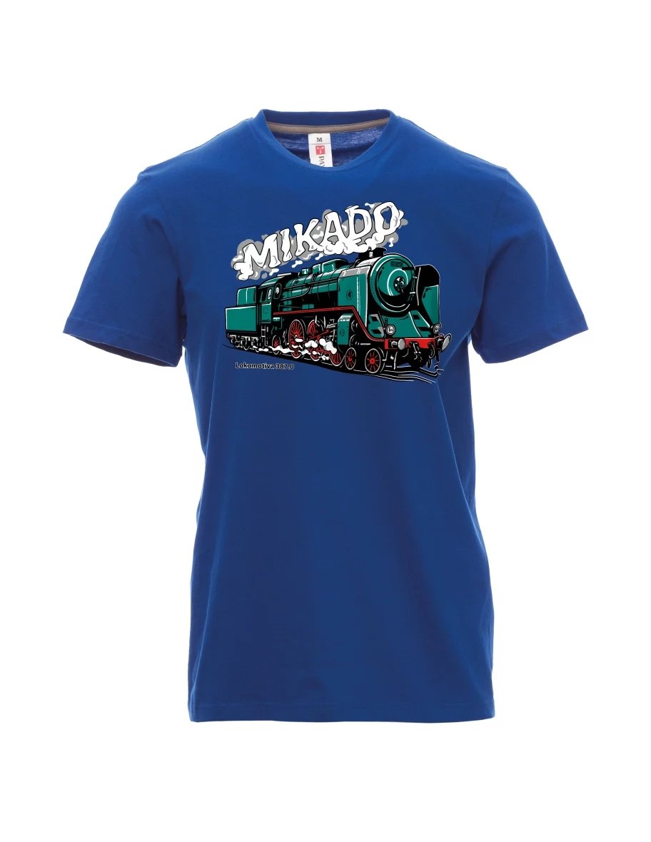 Blue men´s T-shirt Locomotive 387.0 “MIKADO”
