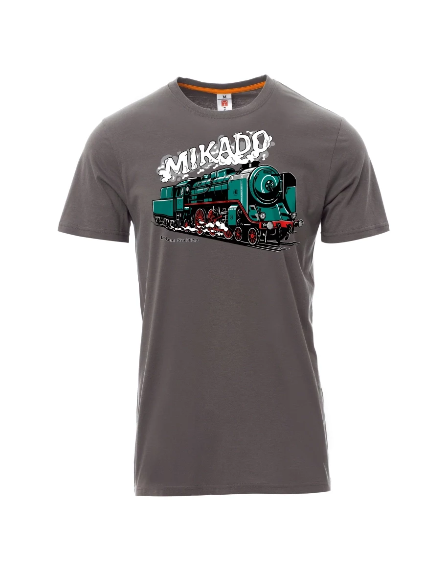 Grey men´s T-shirt Locomotive 387.0 “MIKADO”
