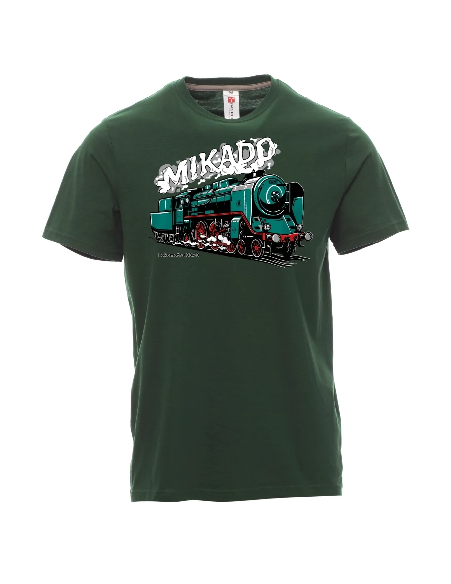 Dark green men´s T-shirt Locomotive 387.0 “MIKADO”