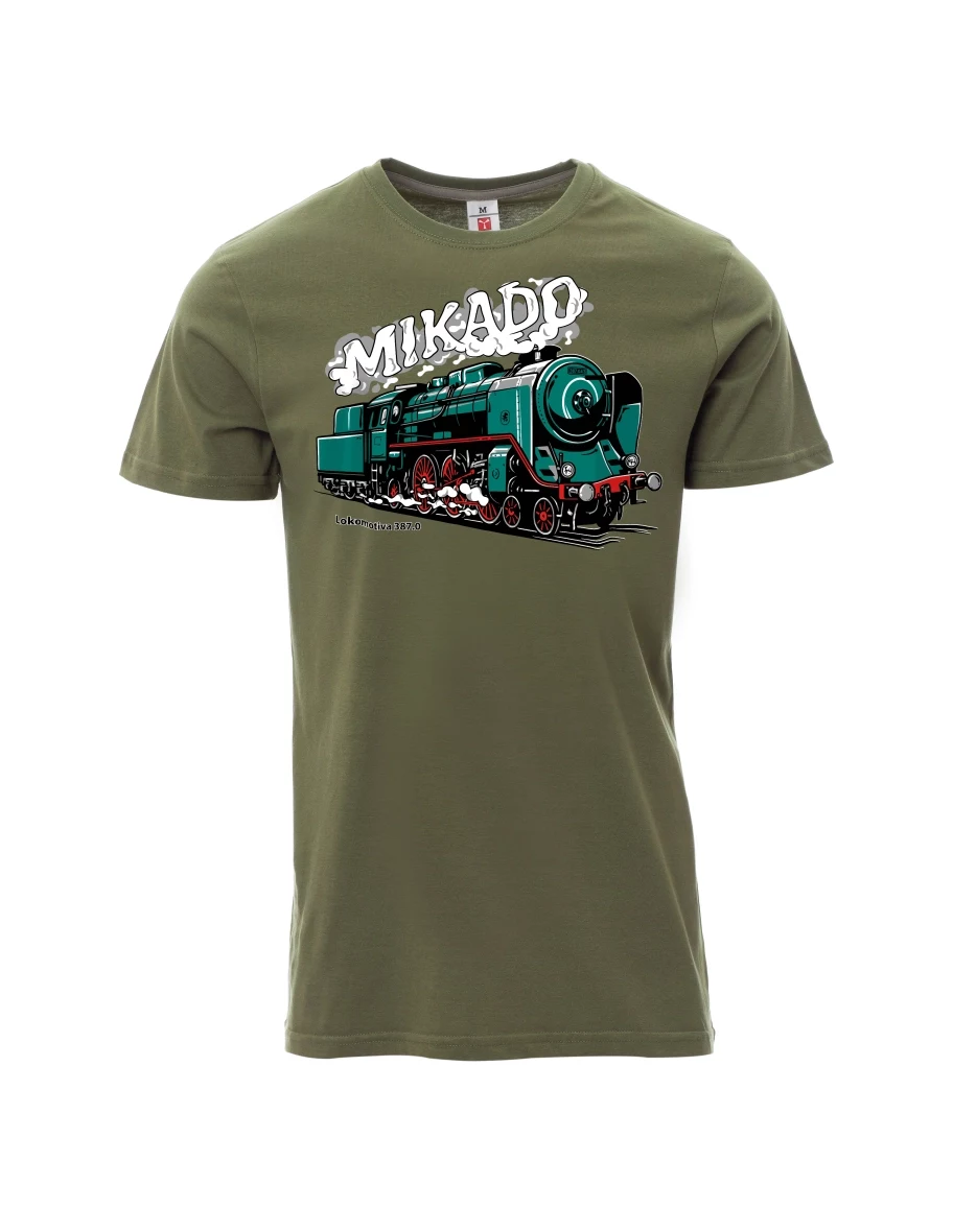 Khaki men´s T-shirt Locomotive 387.0 “MIKADO”