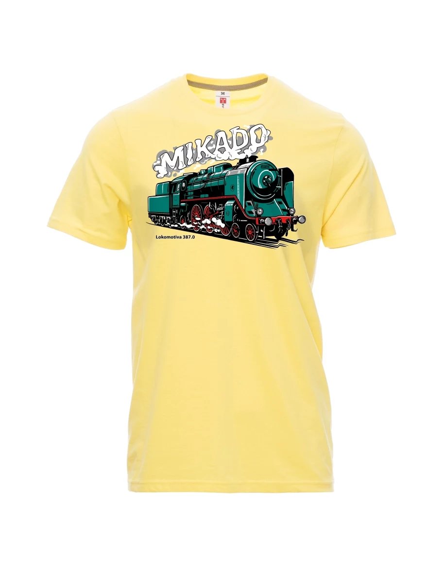 Light yellow men´s T-shirt Locomotive 387.0 “MIKADO”