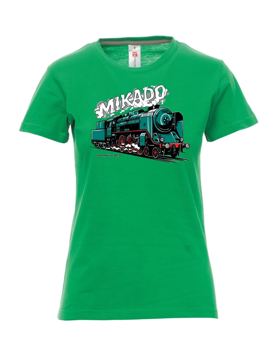 Green women´s T-shirt Locomotive 387.0 “MIKADO”