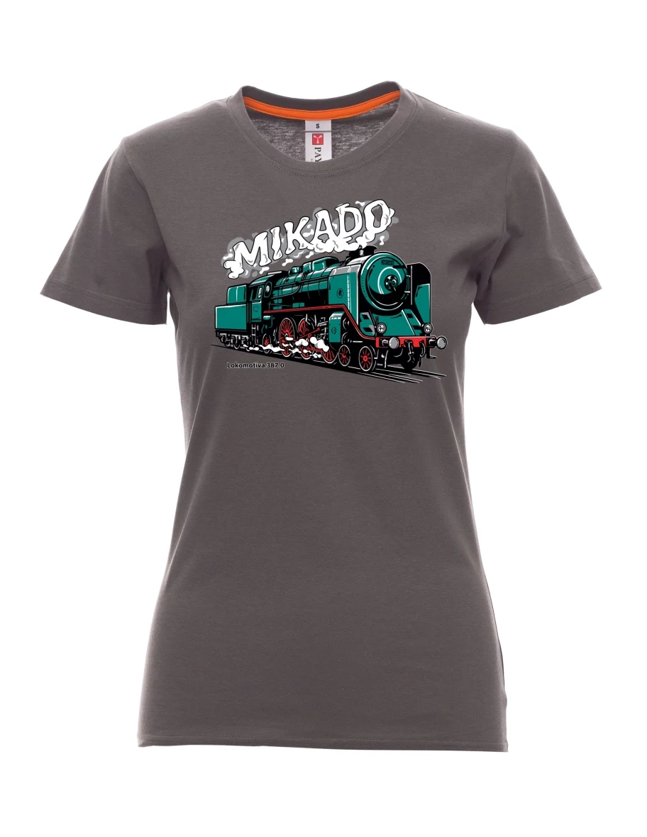 Smoke women´s T-shirt Locomotive 387.0 “MIKADO”