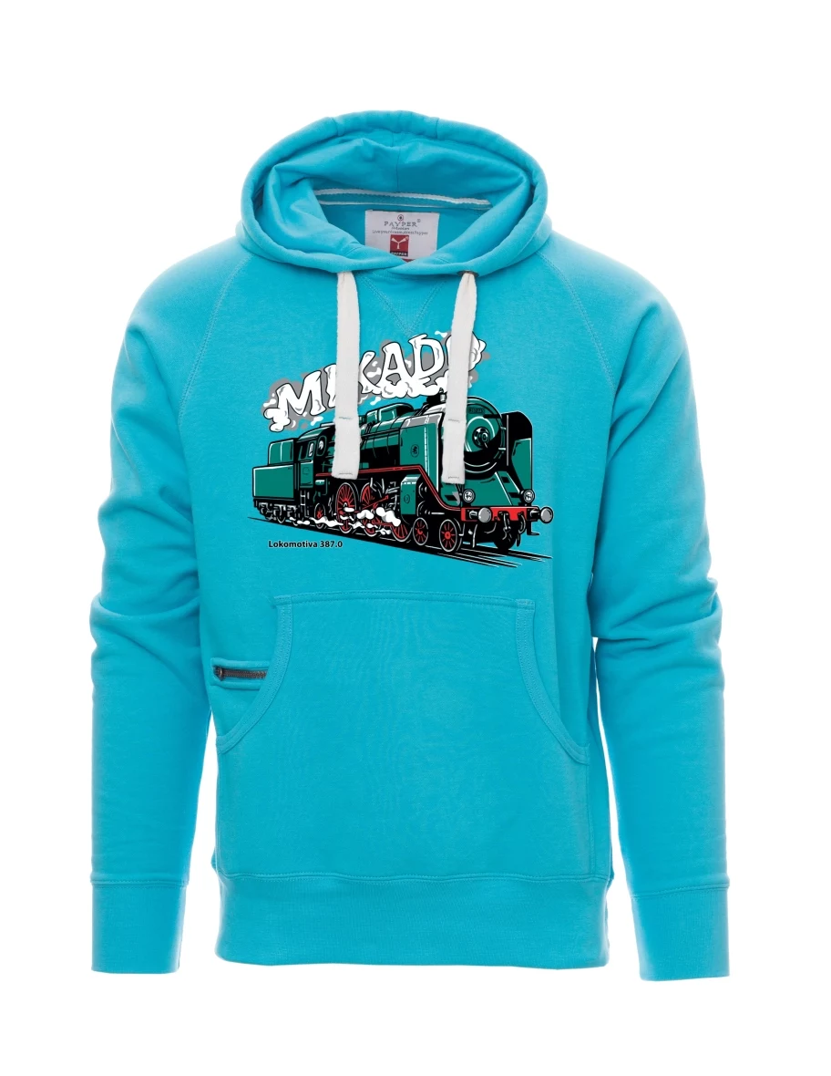 Light blue men´s sweatshirt Locomotive 387.0 “MIKADO”