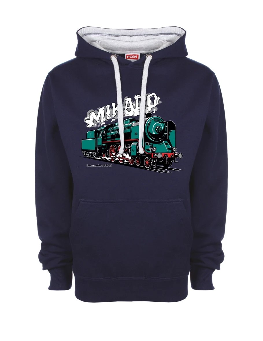 Grey-navy sweatshirt Locomotive 387.0 “MIKADO”