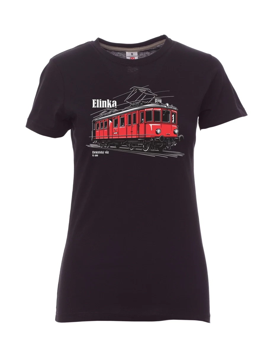 White women´s T-shirt Electric railcar M 400 “Elinka”