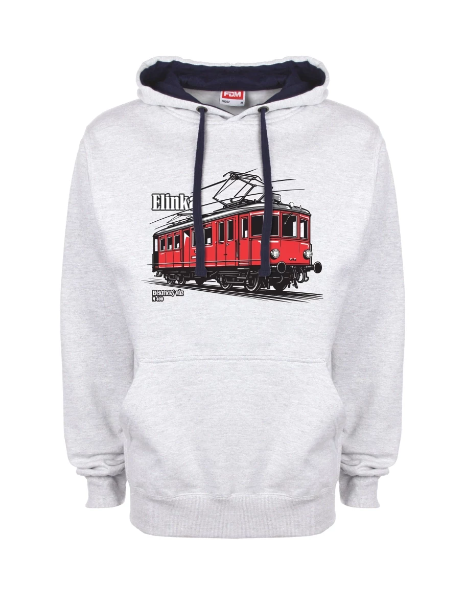 Blue-grey sweatshirt Electric railcar M 400 “Elinka”