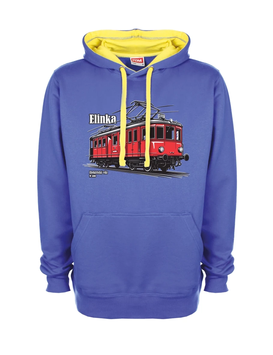 Yellow-blue sweatshirt Electric railcar M 400 “Elinka”