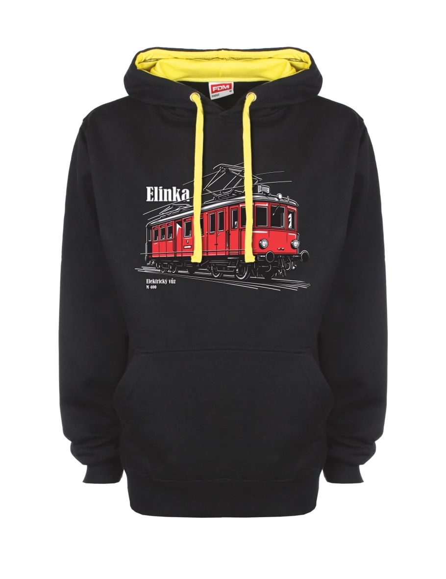 Yellow-black sweatshirt Electric railcar M 400 “Elinka”
