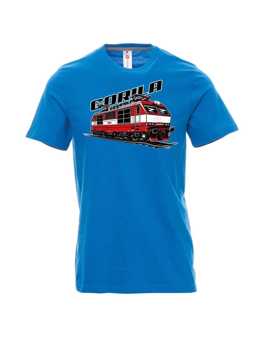 Light blue men´s T-shirt Locomotive 350 “Gorila”