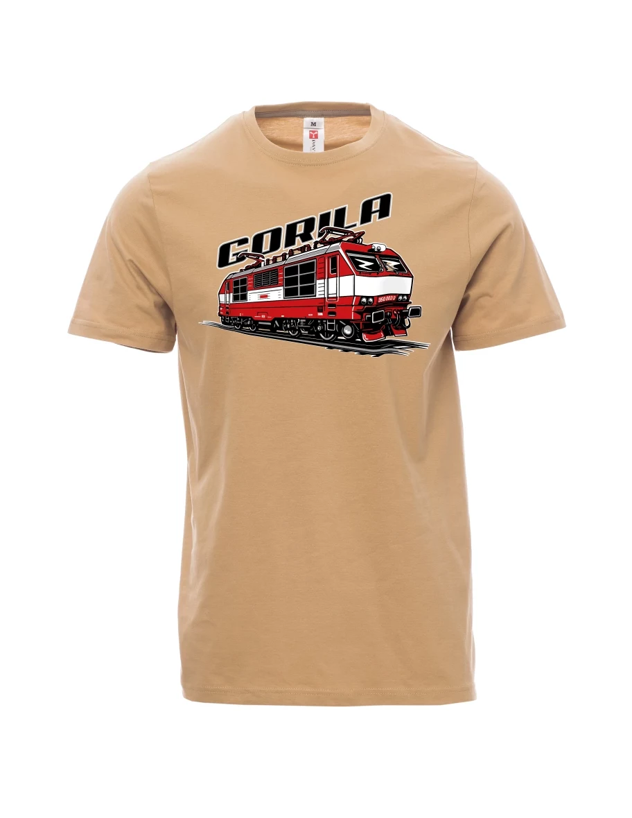 Brown men´s T-shirt Locomotive 350 “Gorila”
