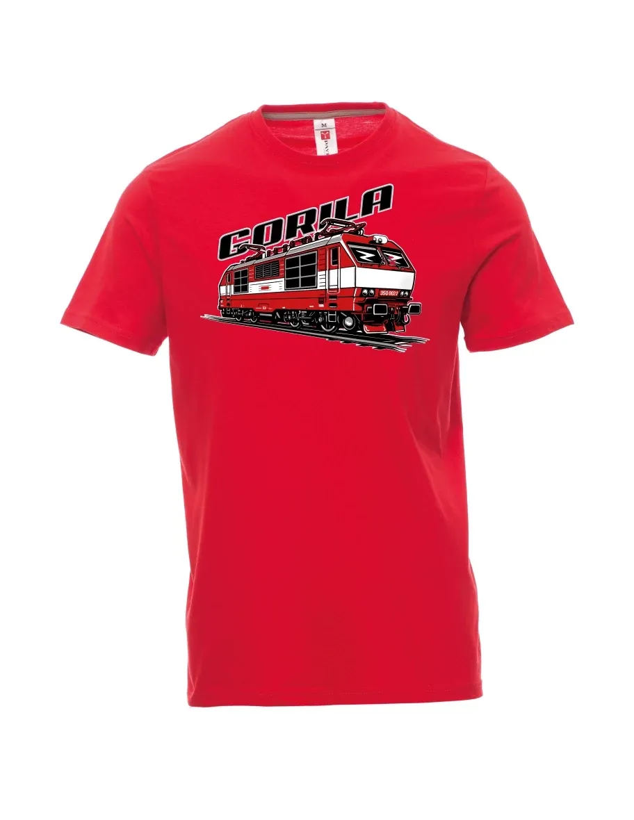 Red men´s T-shirt Locomotive 350 “Gorila”