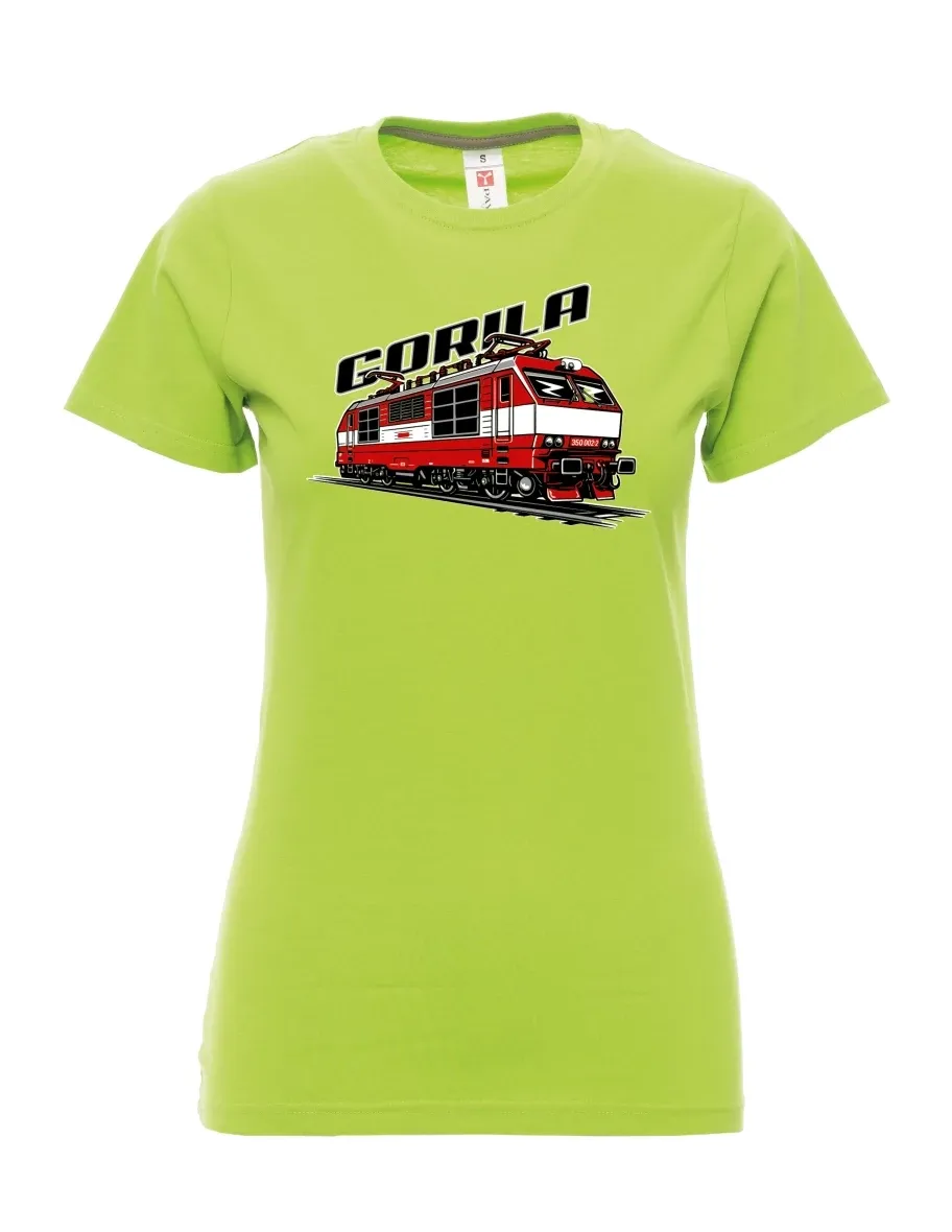 Lime women´s T-shirt Locomotive 350 “Gorila”