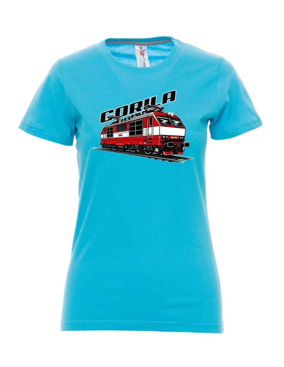 Reef blue women´s T-shirt Locomotive 350 “Gorila”