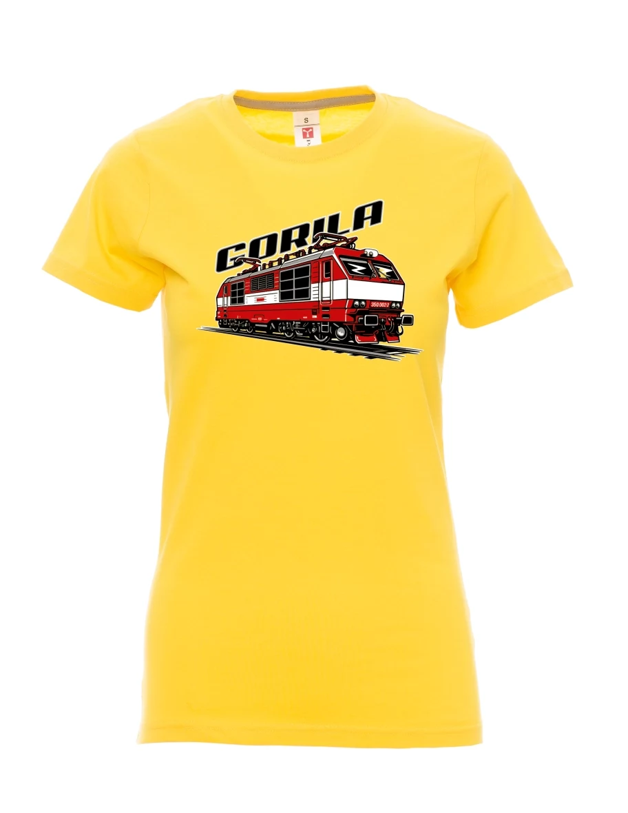 Yellow women´s T-shirt Locomotive 350 “Gorila”