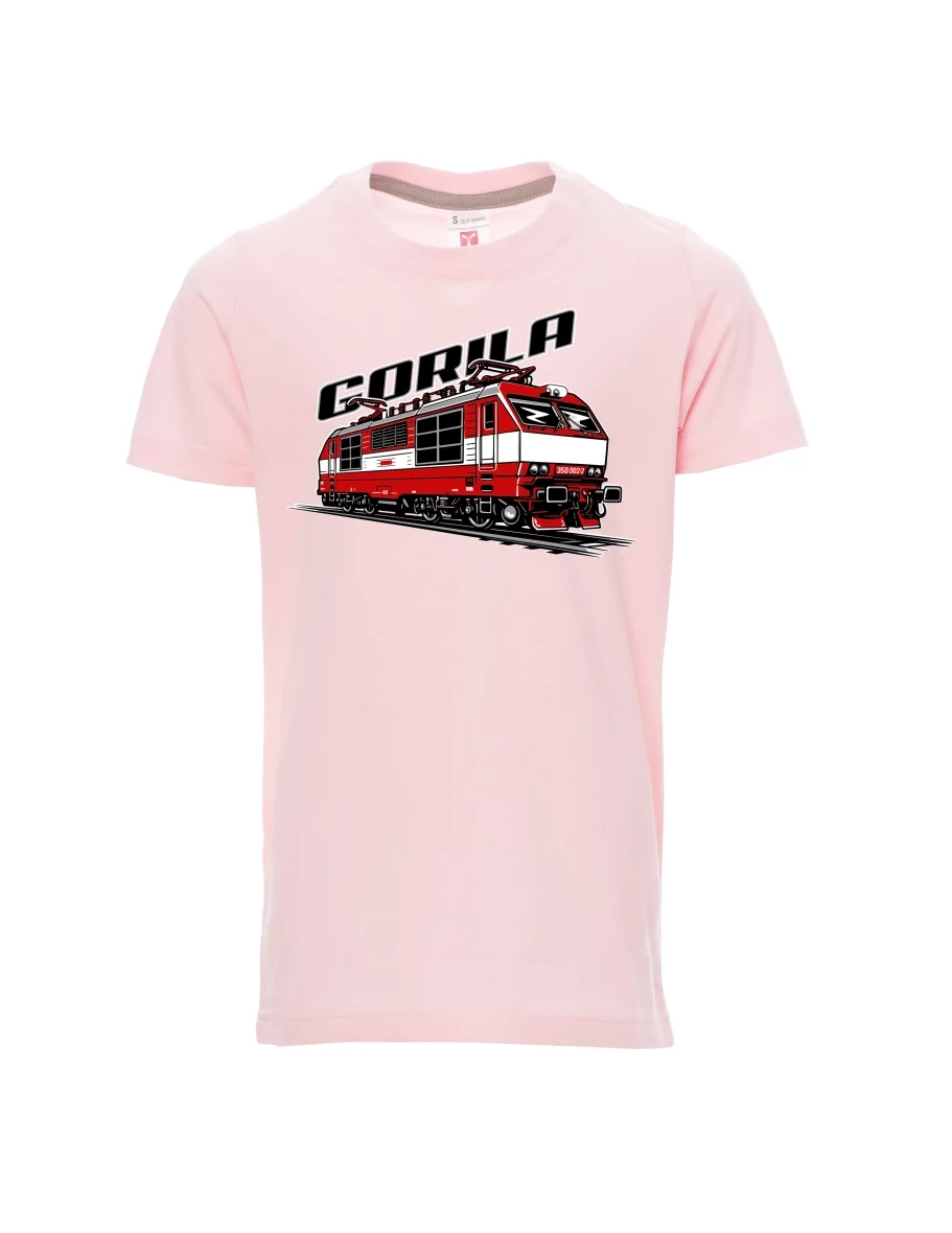 Light pink children´s T-shirt Locomotive 350 “Gorila”