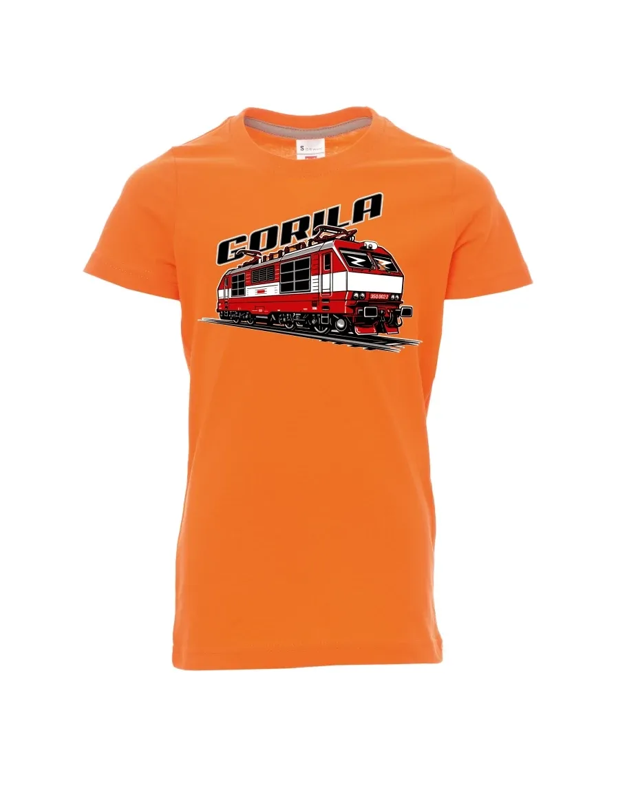 Orange children´s T-shirt Locomotive 350 “Gorila”
