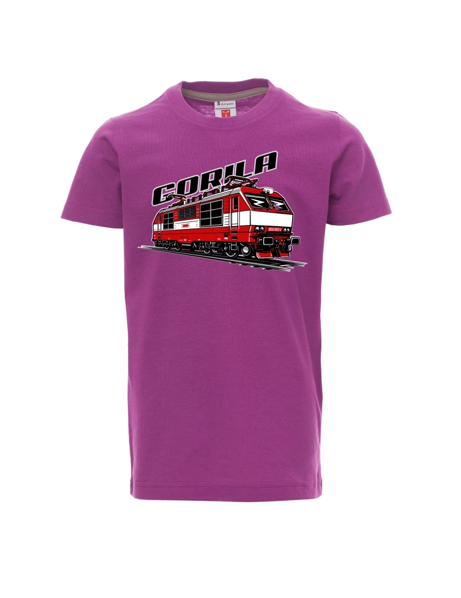 Purple children´s T-shirt Locomotive 350 “Gorila”