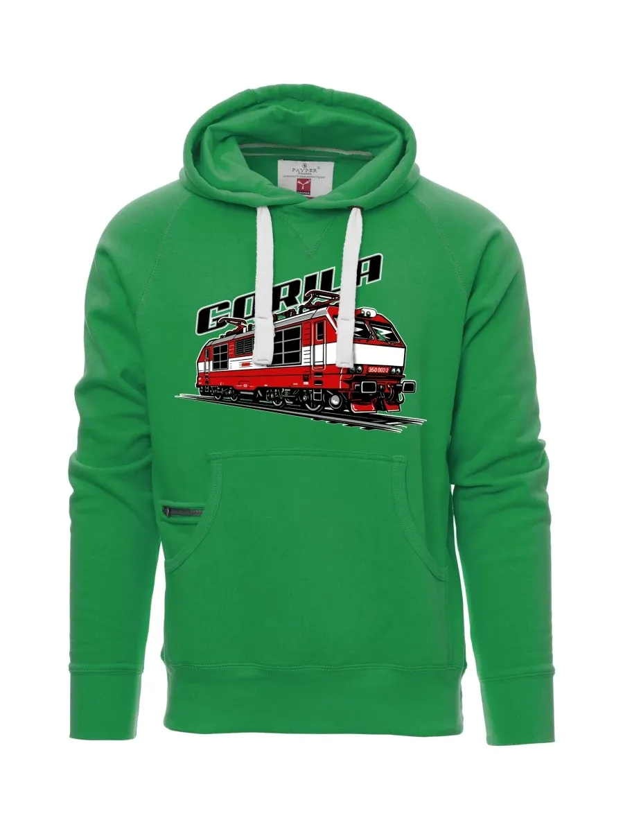 Green men´s sweatshirt Locomotive 350 “Gorila”