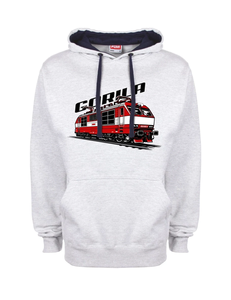 Blue-grey sweatshirt Locomotive 350 “Gorila”